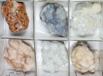 Mixed Indian Mineral & Crystal Flat - Pieces #95604-2